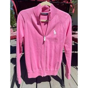 Polo Ralph Lauren Golf Pink Sweater Size Medium